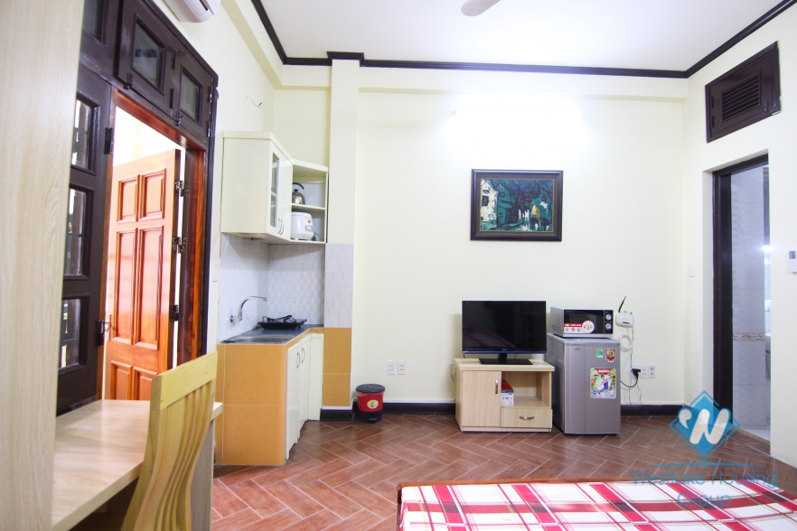 Lovely fully furrnished studio for rent in Doi Can, Ba Dinh, Ha Noi